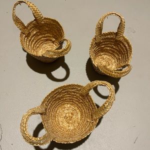 3 Wicker Baskets